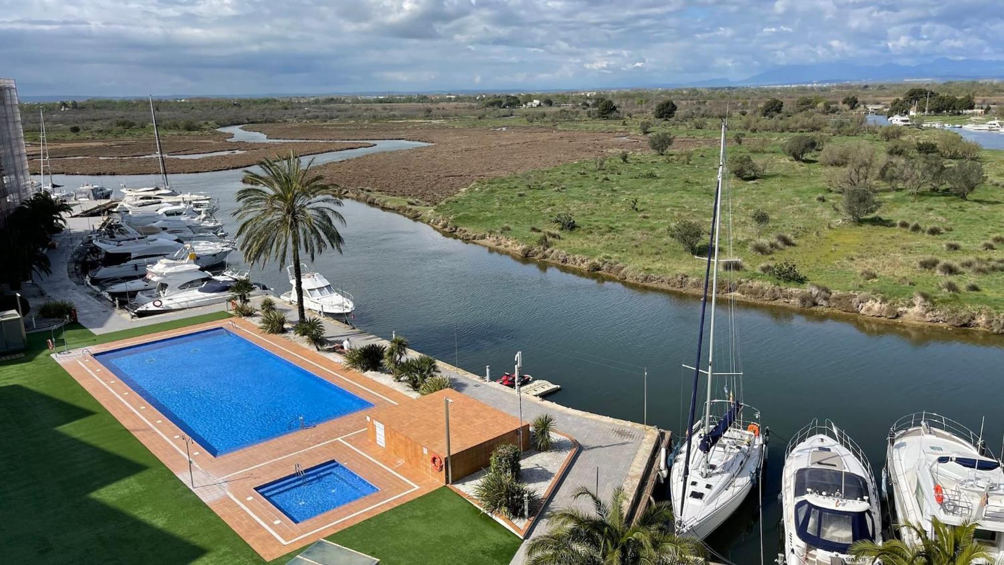 Precioso Piso Con Vista Al Canal Y Piscina En Roses Av-69 מראה חיצוני תמונה